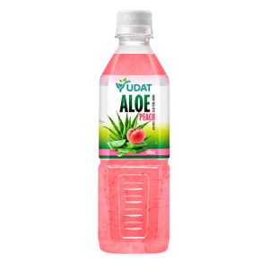 500ml Pet Bottle Aloe Vera Juice With Peach