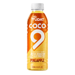 Yudat COCO 9 Active Hydration Coconut Water with Electrolytes – Pineapple Flavor 500ml