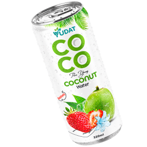 Yudat 320ml Strawberry Flavor Coconut Water