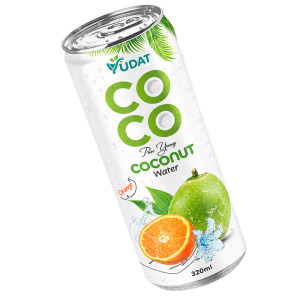 Yudat 320ml Orange Flavor Coconut Water