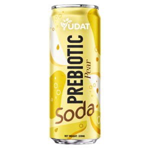 Yudat Prebiotic Soda Pear Juice Drink 320ml Can